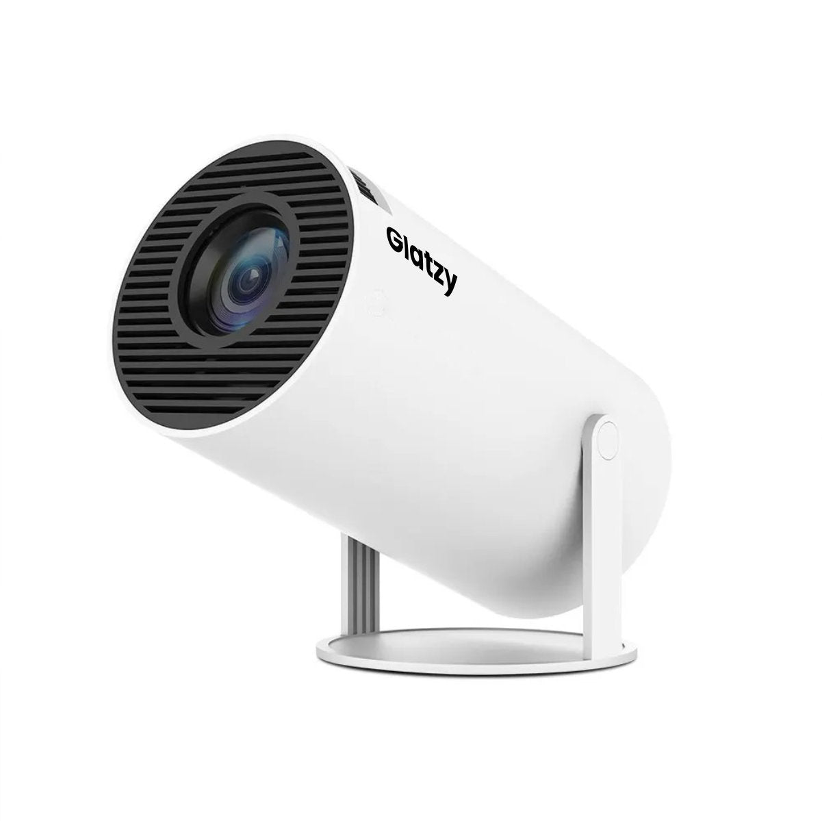 Glatzy™ | Premium Mini Round Projector Hy300 4K