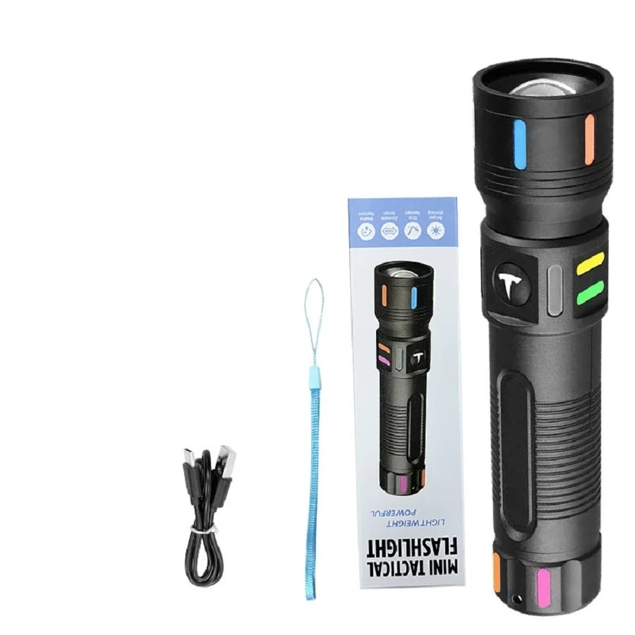 Portable Tactical Laser Flashlight